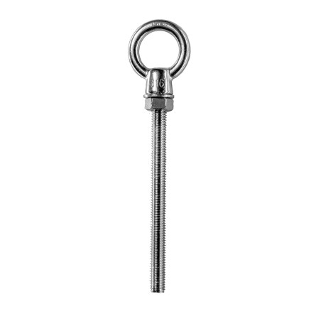 8x100 mm premium A4 stainless steel eye bolt